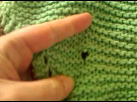 A Hole In Knit Fabric