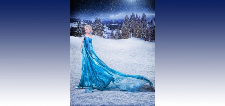 Amazing Frozen Queen Elsa Dress Costume DIY Tutorial