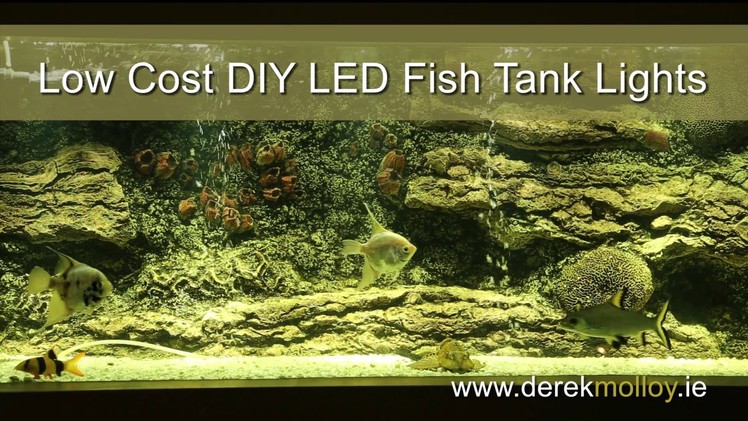 Aquarium DIY LED Lights Tutorial - Bright and Low-Cost