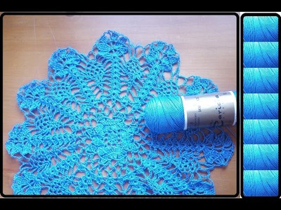Blusa azul navy crochet