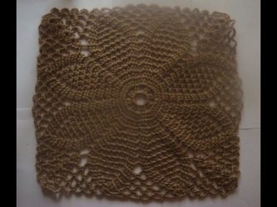 Большой квадратный мотив.Square crochet motif