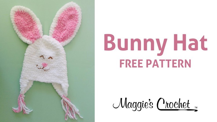 Bunny Hat Free Crochet Pattern - Right Handed