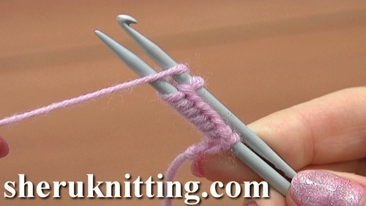 Cast On With a Knitting Needle and a Crochet Hook Tutorial 1 Method 13 of 18 Casting On In Knitting