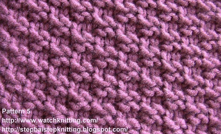 (Checkered ) - Simple Patterns - Free Knitting Patterns Tutorial - Watch Knitting - pattern 5