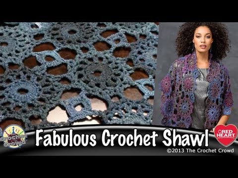 Circular Motif Shawl Crochet Tutorial