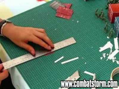 Combat Storm Miniature Wargame Paper Craft Tutorial