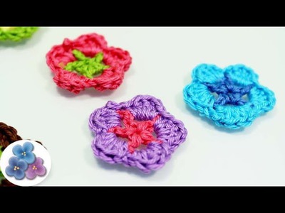 Como Hacer Flores de Crochet *How to Crochet a Flower* DIY Flores Amigurumi Ganchillo Pintura Facil