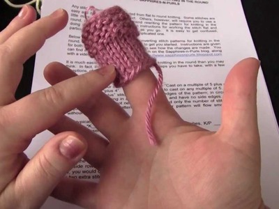 Converting Stitch Patterns for Circular Knitting