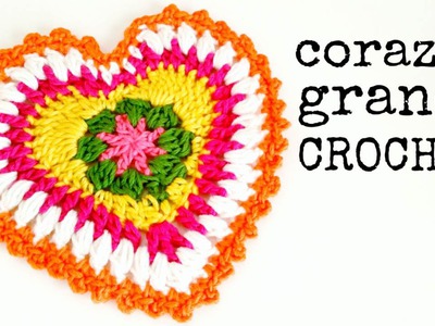 Corazón Grande a Crochet - Paso a Paso