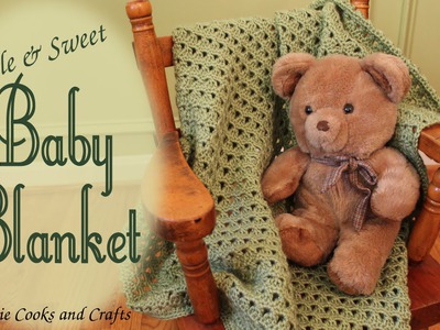 Crochet Baby Blanket Tutorial - Simple and Sweet Afghan