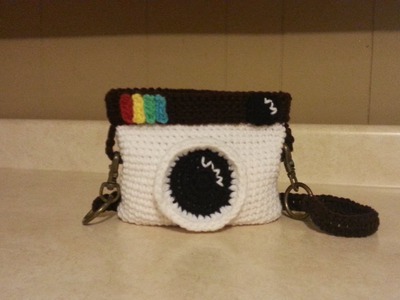 #Crochet Camera Handbag Purse #TUTORIAL