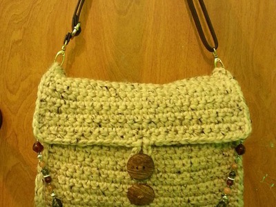 #Crochet Chunky Handbag Purse #TUTORIAL DIY crochet How to crochet a purse