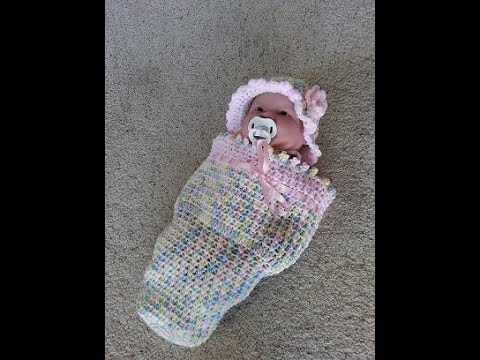 Crochet easy baby cocoon DIY tutorial