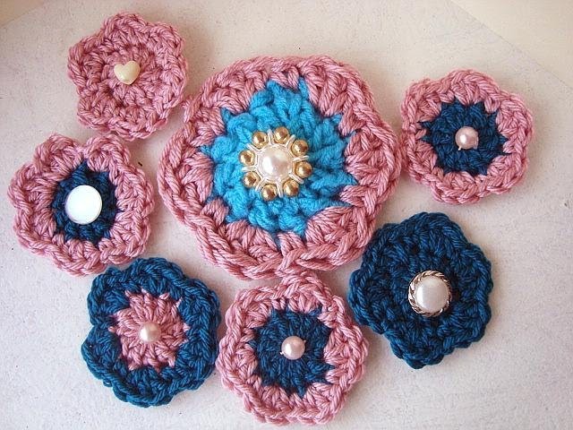 CROCHET FLOWER # 10, easy beginner crochet flower, how to diy