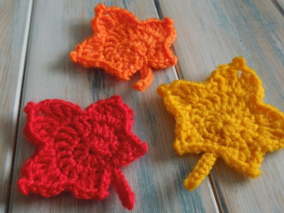 (crochet) How To - Crochet a Maple Leaf