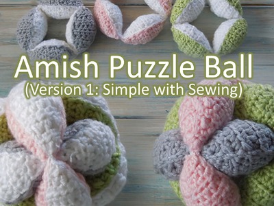 (crochet) How To Crochet an Amish Puzzle Ball - Yarn Scrap Friday