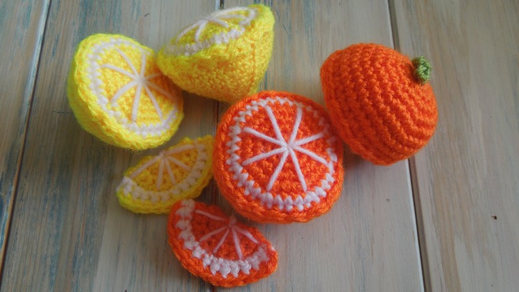 (crochet) How To - Crochet an Orange Half - Yarn Scrap Friday