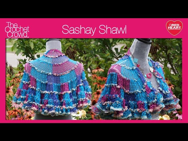 Crochet Sashay Shawl Tutorial