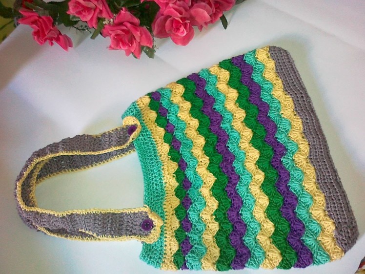 Crochet Shell Stitch Bag