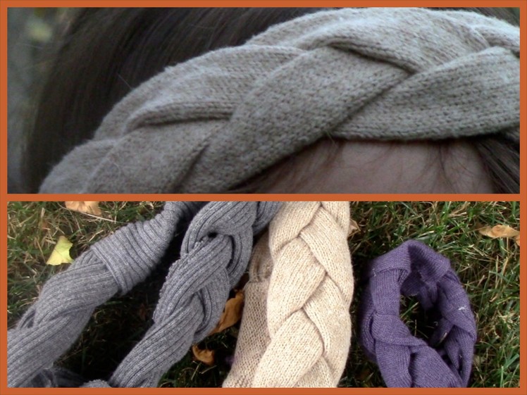 DIY Bethany Mota inspired Braided Knit Headbands!
