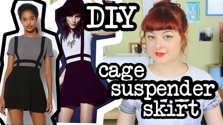 DIY Cage Suspender Skirt | Make Thrift Buy #12