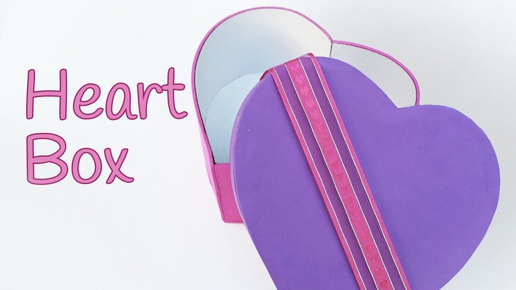 DIY crafts: HEART BOX -  Innova Crafts
