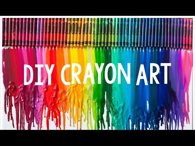 DIY Crayon Art |  Teen Craft