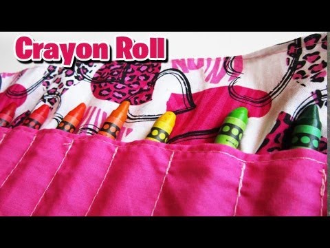 DIY: Crayon Roll Tutorial