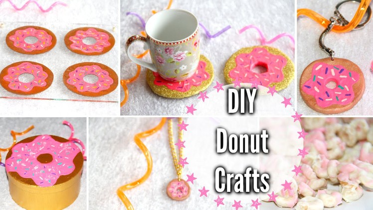 DIY Donut Crafts! Room Decor, Keychain, Snack + More