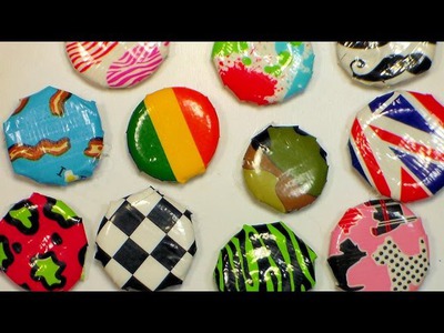 DIY Flair Magnets or Pins {Craft Tutorial With My Daughter Lila!}
