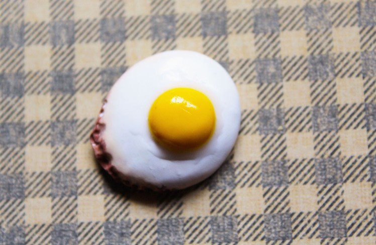 DIY: Fried Egg Polymer Clay Magnet Tutorial