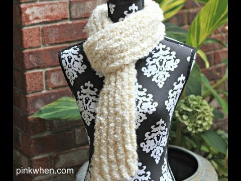 DIY: How to Crochet Scarf With Loom (Knitting)