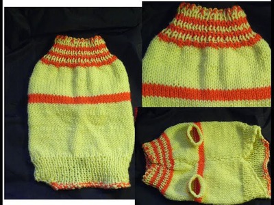 DIY Hundepullover Stricken*CHIHUAHUA*YORKIE*Dog sweater knitting Tutorial Handarbeit