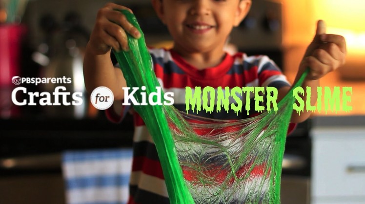 DIY Monster Slime | Crafts for Kids | PBS Parents