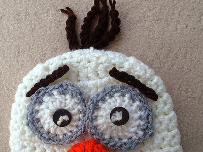 DIY SNOWMAN crochet hat, halloween, costume, play clothes,