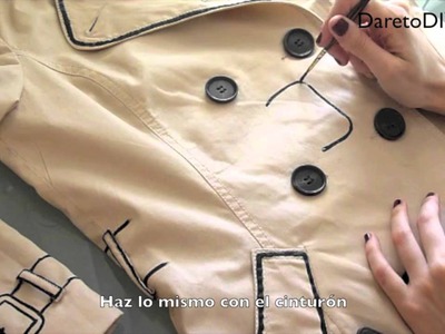 DIY Tutorial: Kill Bill Inspired trench coat