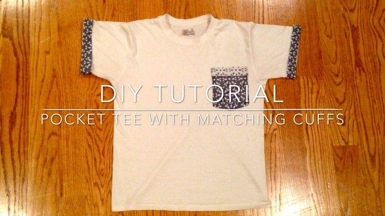 DIY Tutorial || Pocket Tees and Matching Sleeves