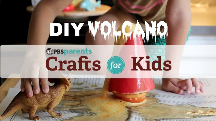 DIY Volcano | Science Crafts for Kids | PBS Parents