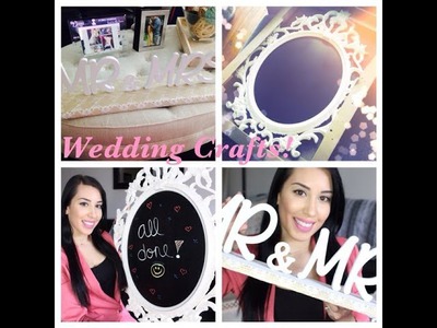DIY Wedding Projects ♥ Mr&Mrs Sign ♥ Chalkboard Sign ♥