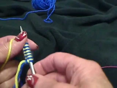 Double-Knitting - Invisible Cast on and knitting in the round with Magic Loop tutorial