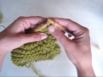 DROPS Knitting Tutorial: How to knit a picot edge