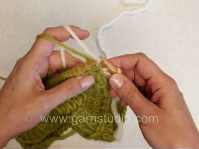 DROPS Knitting Tutorial: How to knit braid horizontal
