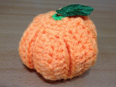 みかんの編み方 How to knit mandarin