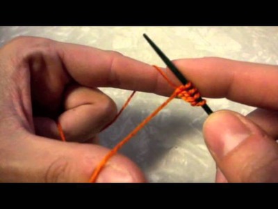 Elastic Cast-On Method for Knitting Socks