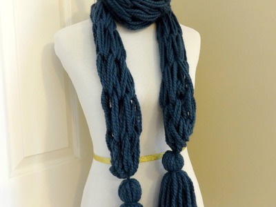 Episode 45: How to Make the Arm Knit Tassel Scarf