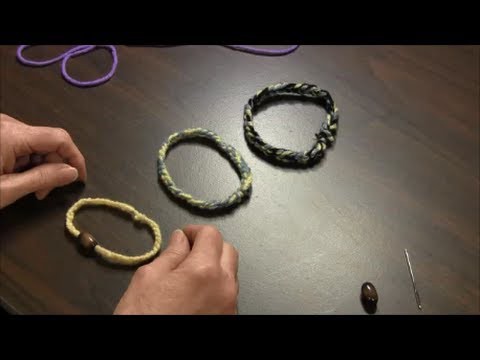 Finger Knit Friendship Bracelet - How-to Instructions