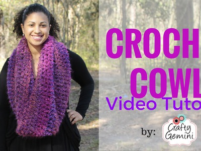 Flattering Cowl Crochet Tutorial & Yarn Giveaway