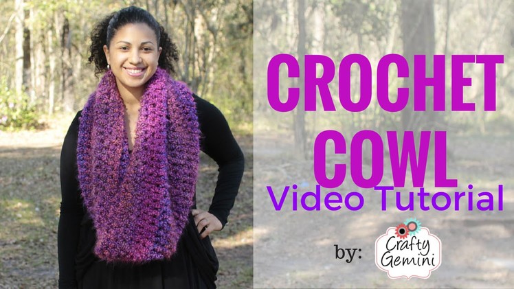 Flattering Cowl Crochet Tutorial & Yarn Giveaway