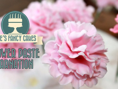 Flowerpaste carnations how to make sugar craft fondant carnations tutorial cake carnation