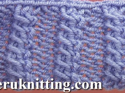 Front Cross Cable Stitch Pattern Knitting Tutorial 11 Easy Cable Stitch Patterns